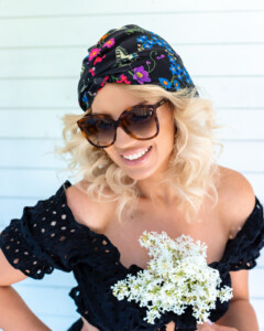 rozłąka spadiora jedwabny turban premium