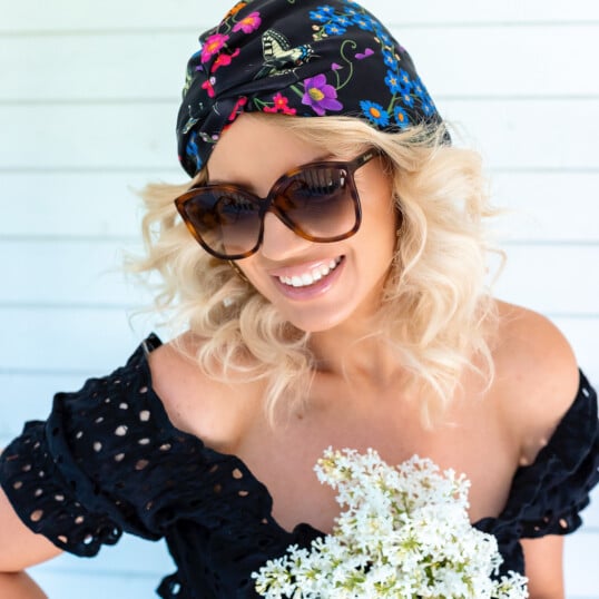 rozłąka spadiora jedwabny turban premium