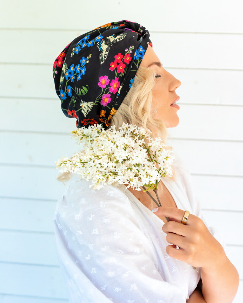 jedwabny turban premium spadiora rozłąka