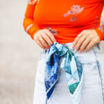 spadiora jedwabna apaszka dwustronna gora lodowa