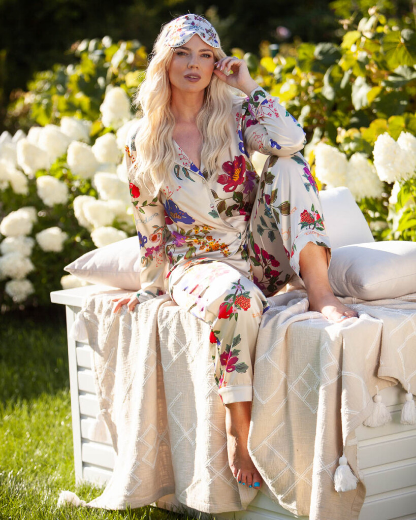 jedwabna pizama dojrzalosc zestaw z dlugimi spodniami spadiora revo