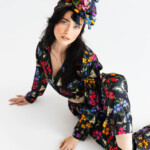 rozlaka zestaw z dlugimi spodniami revo jedwabna pizama spadiora