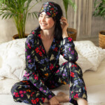 zestaw z dlugimi spodniami rozlaka revo jedwabna pizama spadiora