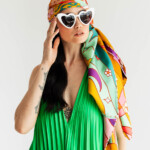 apaszka jedwabna dwustronna usta spadiora 2