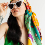 apaszka jedwabna dwustronna usta spadiora 3