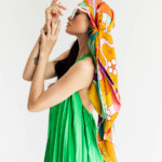 apaszka jedwabna dwustronna usta spadiora 4