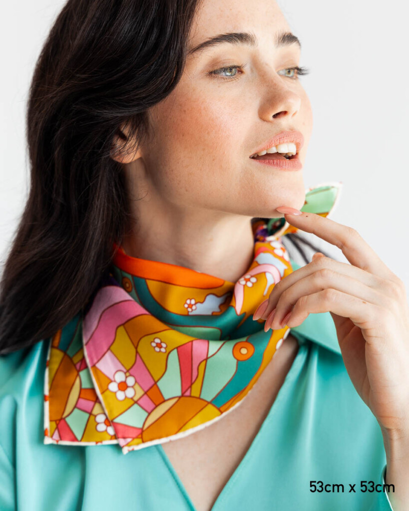 apaszka jedwabna dwustronna spadiora 10