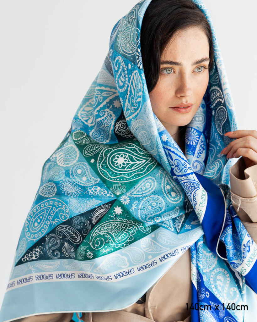 apaszka jedwabna dwustronna gora lodowa spadiora 3