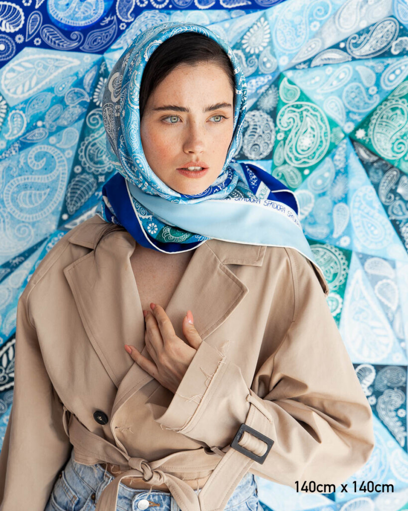 apaszka jedwabna dwustronna gora lodowa spadiora 7