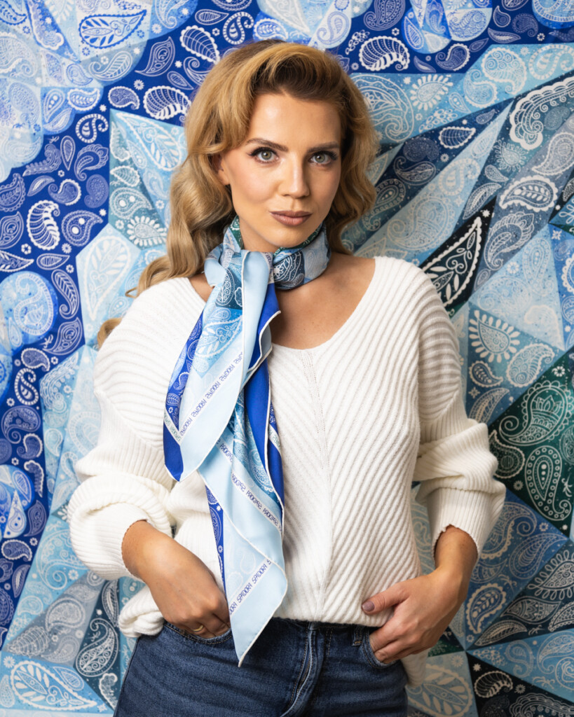 apaszka jedwabna dwustronna gora lodowa spadiora 9