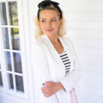 do wlosow jedwabna opaska czarna ornamo spadiora