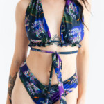 konik mazurski granat spadiora kostiu kapielowy dwuczesciowy ripozi