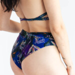 ripozi spadiora dwuczesciowy kostium konik mazurski granat kapielowy