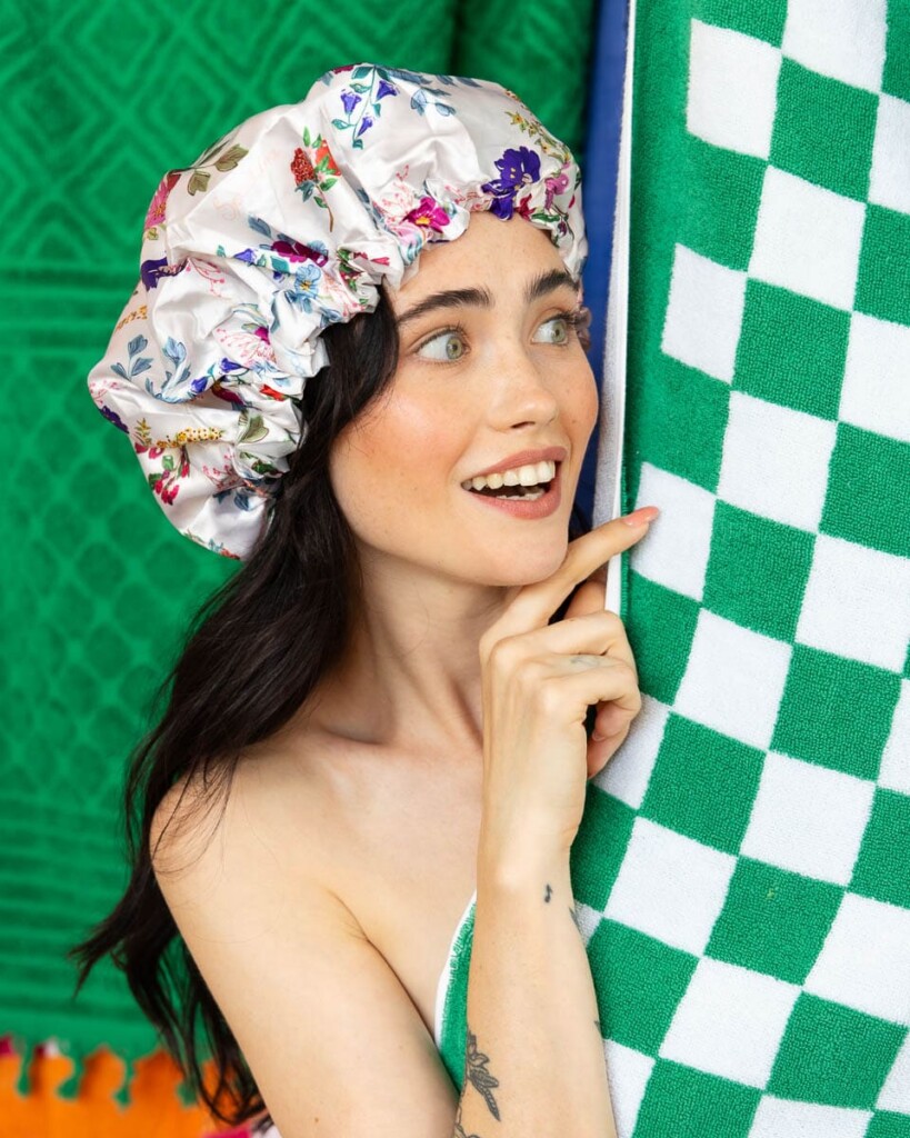 czepek dojrzalosc spadiora kapielowy pod prysznic bano