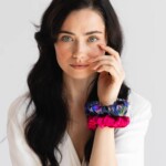 zestaw gumek jedwabnych spadiora konik granat mazurski