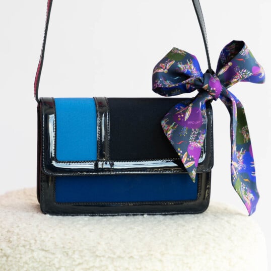 spadiora jedwabne twilly konik mazurski granat