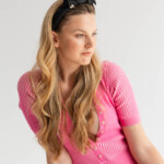 jedwabna opaska do wlosow ornamo czarna spadiora 3