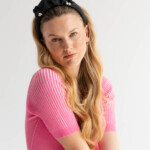 jedwabna opaska do wlosow ornamo czarna spadiora 4