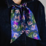 jedwabne twilly konik mazurski granat spadiora 2