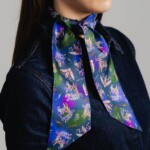 jedwabne twilly konik mazurski granat spadiora 3