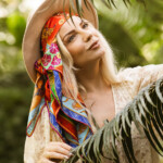 apaszka jedwabna dwustronna fauna spadiora 8