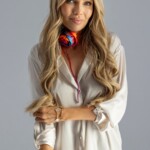 jedwabna roza pedzel spadiora