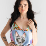 jedwabny top sereno jedwabne szorty fino koty spadiora 4