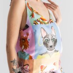 jedwabny top sereno jedwabne szorty fino koty spadiora 8