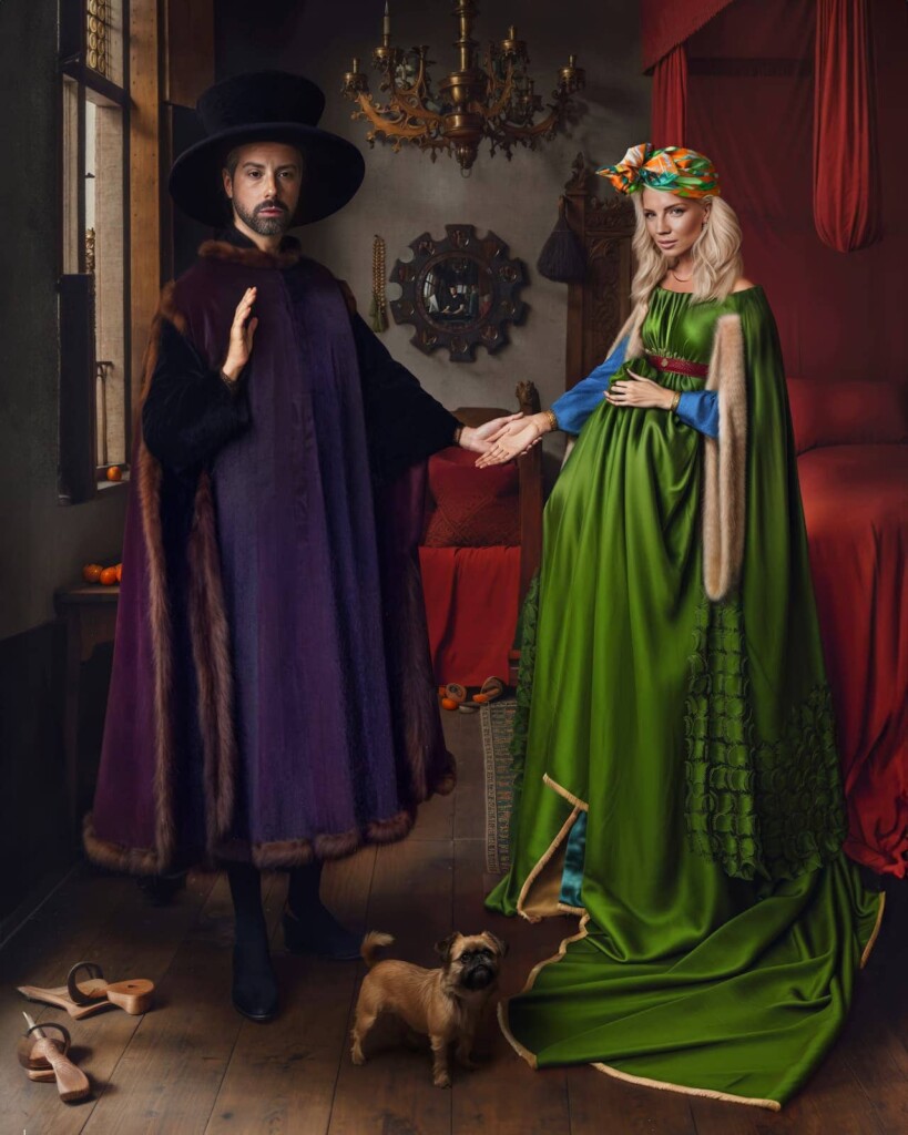 Apaszka jedwabna Zegary - Wielcy Malarze x Spadiora