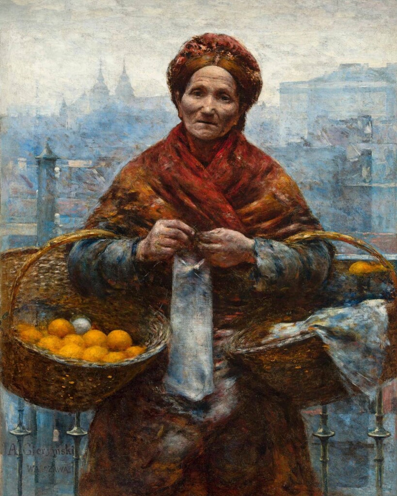 Apaszka jedwabna Dojrzałość - Wielcy Malarze x Spadiora