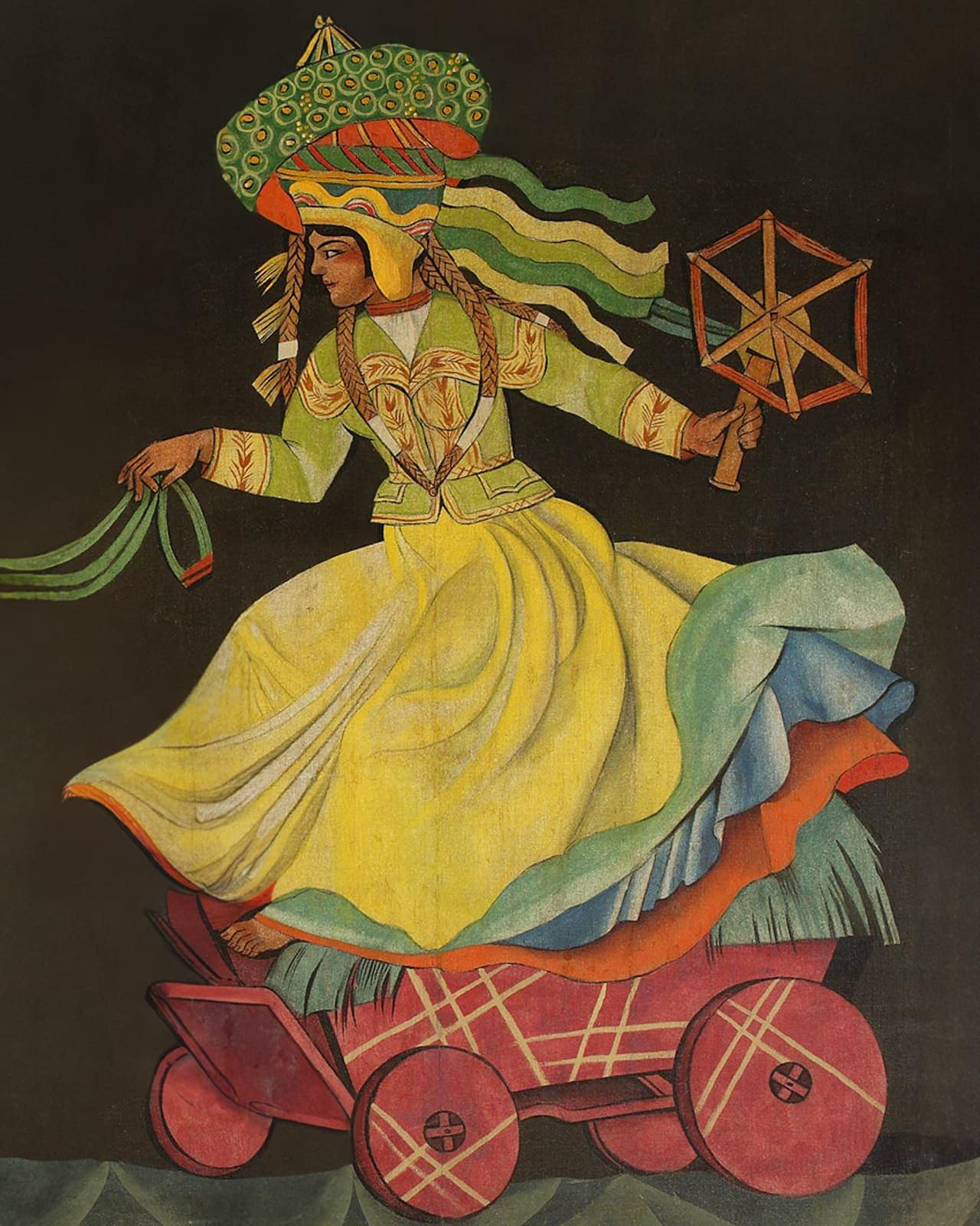 Apaszka jedwabna Cyrk - Wielcy Malarze x Spadiora