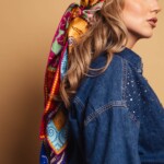 apaszka jedwabna dwustronna fauna spadiora 17