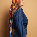 apaszka jedwabna dwustronna fauna spadiora 25