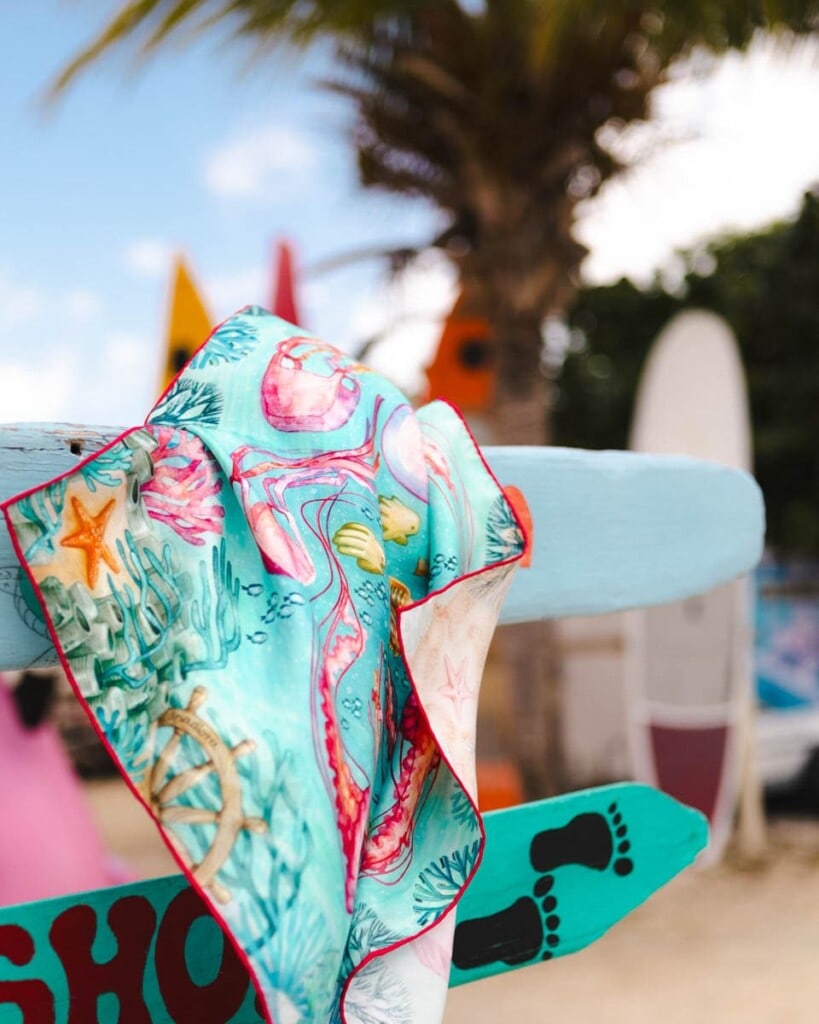 apaszka jedwabna ocean 2.0 spadiora 8