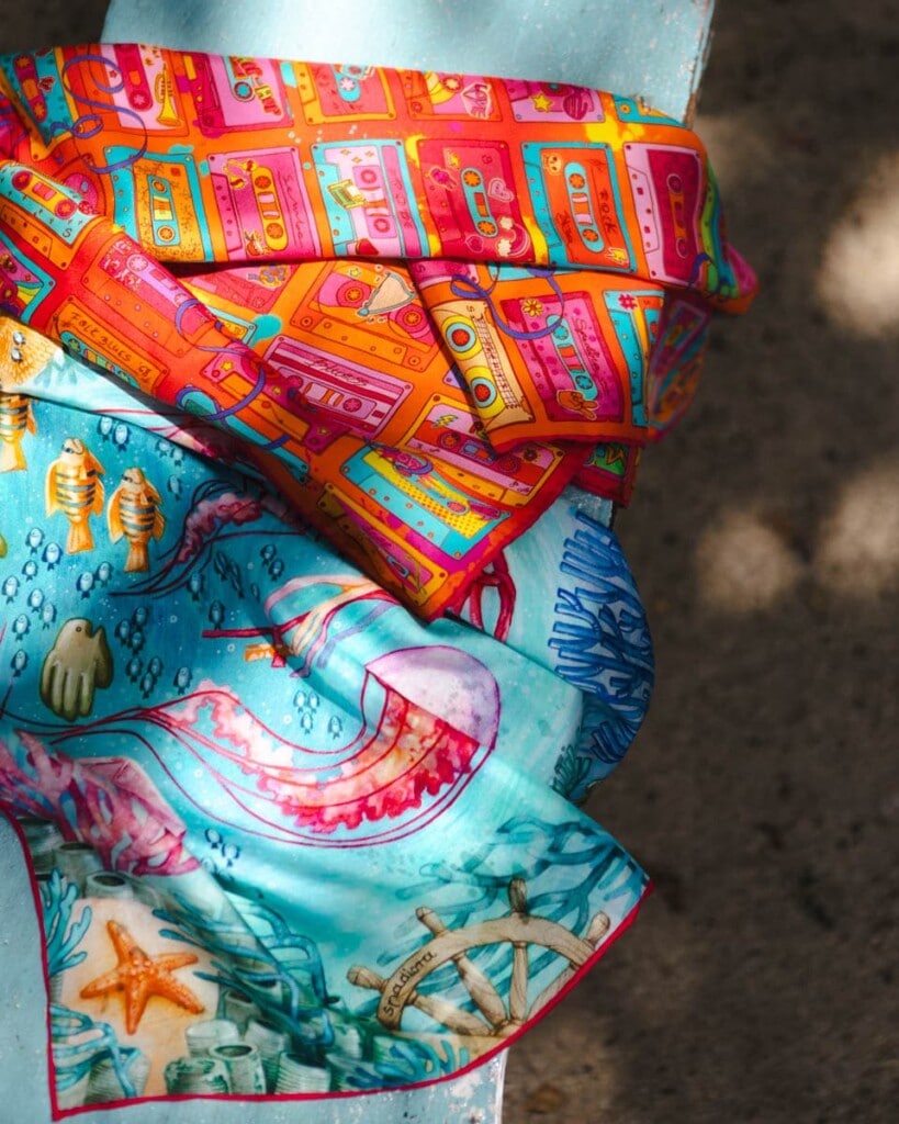 apaszka jedwabna ocean 2.0 spadiora 4