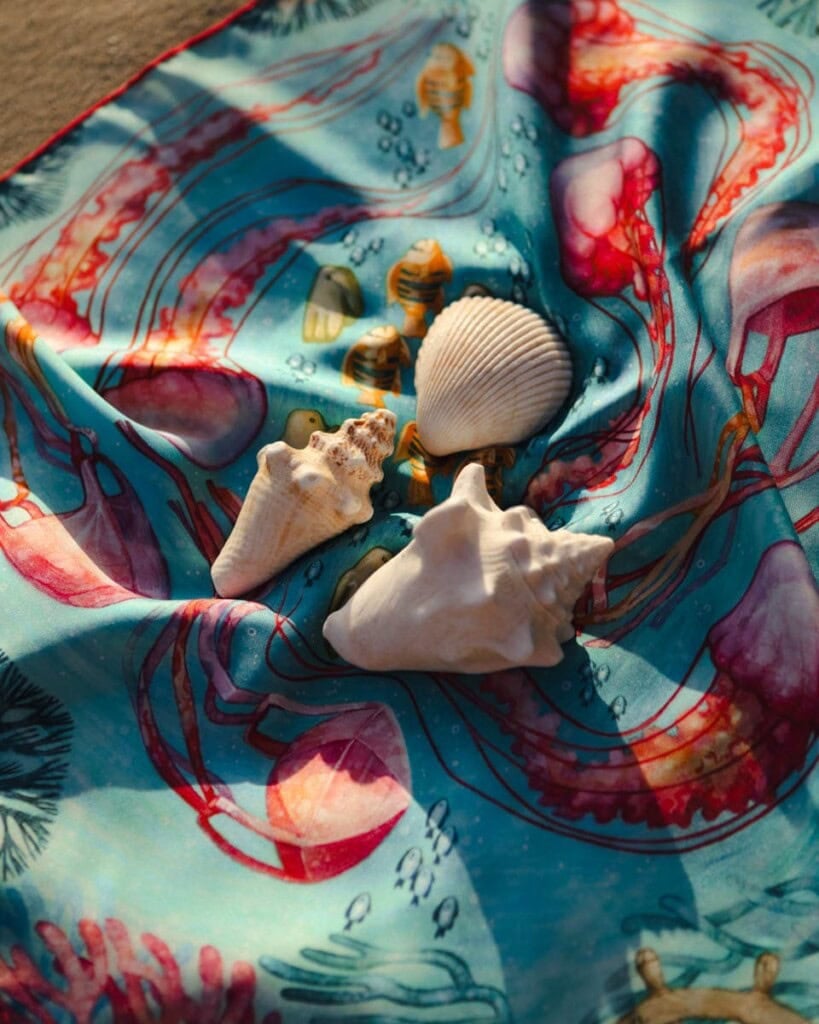 apaszka jedwabna ocean 2.0 spadiora 3