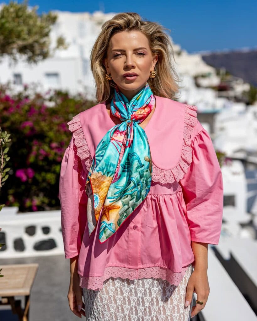 apaszka jedwabna ocean 2.0 spadiora 14