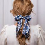 gumka scrunchie z szarfa duma spadiora