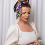 gumka scrunchie z szarfa safari spadiora 2