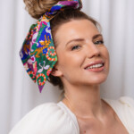 gumka scrunchie z szarfa safari spadiora 5