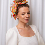 gumka scrunchie z szarfa kalejdoskop spadiora 5