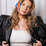 jedwabna apaszka dwustronna makatka spadiora 1