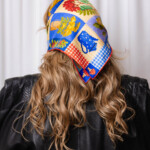 jedwabna apaszka dwustronna makatka spadiora 4