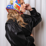 jedwabna apaszka dwustronna makatka spadiora 7