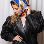 jedwabna apaszka dwustronna makatka spadiora 8