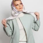 jedwabna apaszka dwustronna kwiaty zodiaku spadiora 10