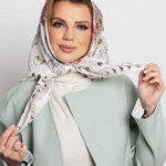 jedwabna apaszka dwustronna kwiaty zodiaku spadiora 12