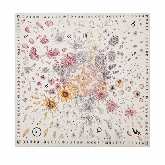 wzor kwiaty zodiaku spadiora