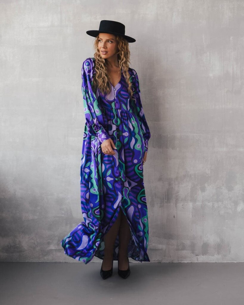 jedwabna sukienka etera spadiora 8