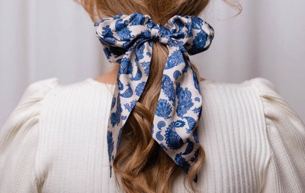 spadiora blog jedwabne scrunchie